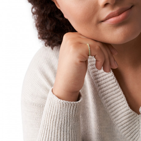 Кольцо FossilJF03749710508, размер 18