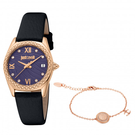 Набор Just Cavalli часы наручные JC1L312L0035 + браслет JCGW0226BR