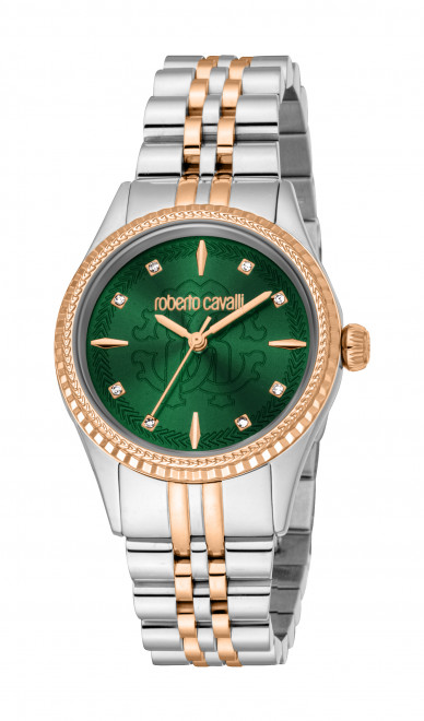 Набор Roberto Cavalli часы наручные RC5L024M1095 + браслет  RCGW0079BR