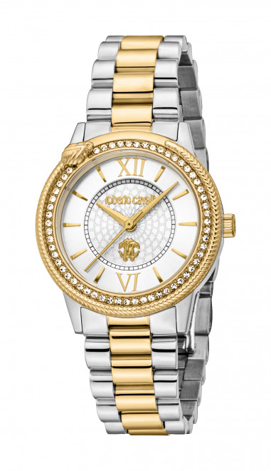 Набор Roberto Cavalli часы наручные RC5L037M2055 + браслет  RCGW0055BR