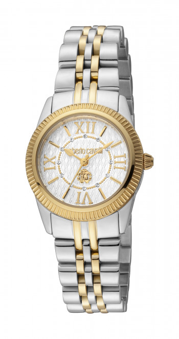 Набор Roberto Cavalli часы наручные RC5L035M0085 + браслет  RCGW0038BR