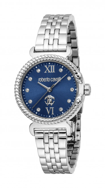 Набор Roberto Cavalli часы наручные RC5L061M1045 + браслет  RCGW0052BR