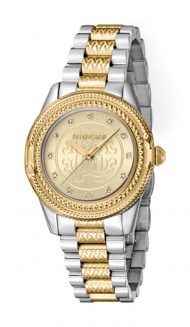 Набор Roberto Cavalli часы наручные RC5L063M0085 + браслет  RCGW0070BR