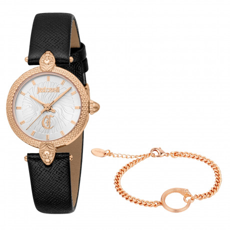 Набор Just Cavalli часы наручные JC1L330L0035 + браслет  JCGW0256BR