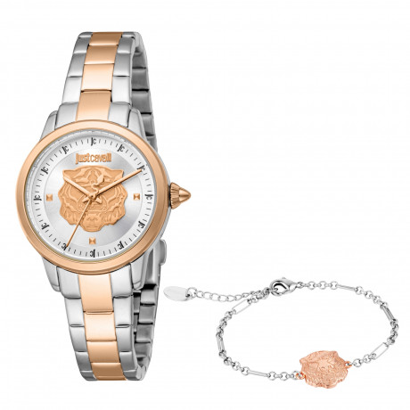 Набор Just Cavalli часы наручные JC1L334M0105 + браслет  JCGW0263BR