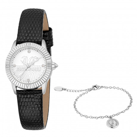 Набор Just Cavalli часы наручные JC1L328L0015 + браслет  JCGW0264BR