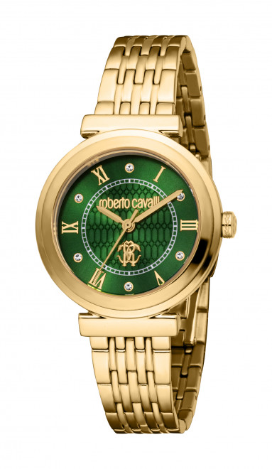 Набор Roberto Cavalli часы наручные RC5L111M0045 + браслет  RCGW0115BR