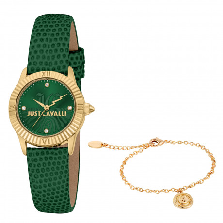 Набор Just Cavalli часы наручные JC1L328L0035 + браслет  JCGW0265BR