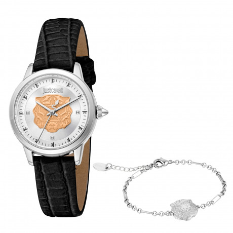 Набор Just Cavalli часы наручные JC1L334L0015 + браслет  JCGW0259BR