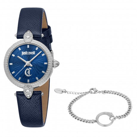 Набор Just Cavalli часы наручные JC1L330L0015 + браслет  JCGW0254BR