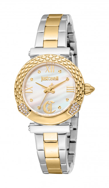 Набор Just Cavalli часы наручные JC1L332M0075 + браслет JCGW0252BR