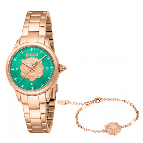 Набор Just Cavalli часы наручные JC1L334M0075 + браслет JCGW0261 BR