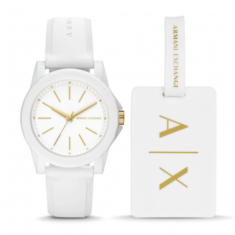 Набор чаcы + брелок Armani Exchange AX7126
