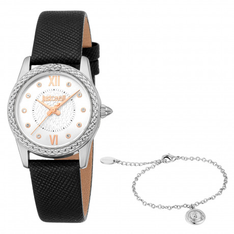 Набор Just Cavalli часы наручные JC1L360L0015 + браслет JCGW0264BR