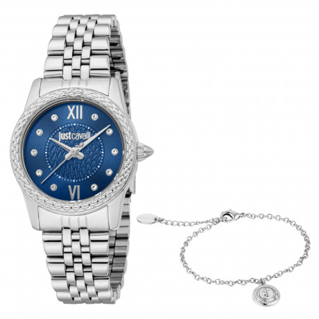 Набор Just Cavalli часы наручные JC1L360M0045 + браслет JCGW0264BR