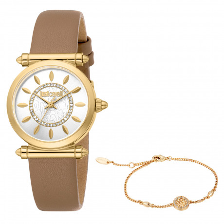 Набор Just Cavalli часы наручные JC1L365L0025 + браслет JCGW0280BR