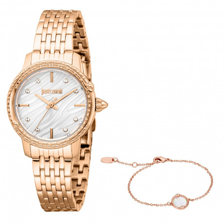 Набор Just Cavalli часы наручные JC1L336M0075 + браслет JCGW0291BR