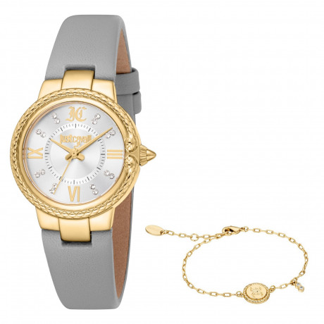 Набор Just Cavalli часы наручные JC1L378L0015 + браслет JCGW0295BR