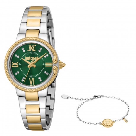 Набор Just Cavalli часы наручные JC1L378M0075 + браслет JCGW0297BR