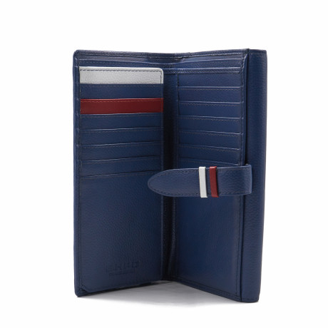 Кошелёк Beverly Hills Polo Club BH-1350-BL, натуральная кожа теленка. Цвет: синий