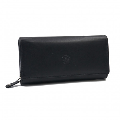 Кошелёк Beverly Hills Polo Club BH-2966-NE, натуральная кожа теленка. Цвет: черный