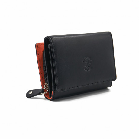 Кошелёк Beverly Hills Polo Club BH-2970-NE, натуральная кожа теленка. Цвет: черный