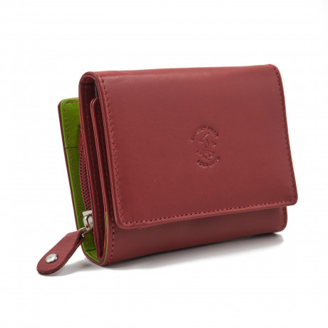 Кошелёк Beverly Hills Polo Club BH-2970-RS, натуральная кожа теленка. Цвет: красный