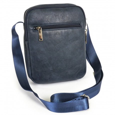 Сумка Beverly Hills Polo Club BH-8450-BL с отделением для планшета, экокожа. Цвет: синий