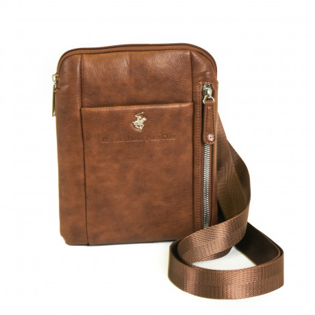 Сумка Beverly Hills Polo Club BH-8451-MO, экокожа. Цвет: коричневый