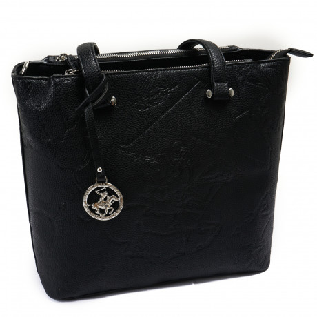 Сумка Beverly Hills Polo Club BH-3000-NE, экокожа. Цвет: черный