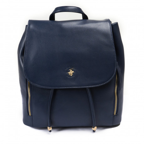 Рюкзак Beverly Hills Polo Club BH-3011-BL, экокожа. Цвет: синий