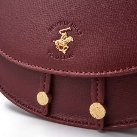 Сумка Beverly Hills Polo Club BH-3013-BX, экокожа. Цвет: бордовый