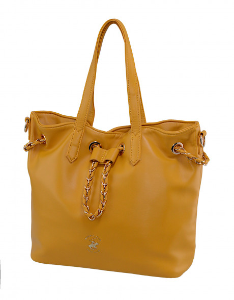 Сумка Beverly Hills Polo Club BH-3021-OC, экокожа. Цвет: охра