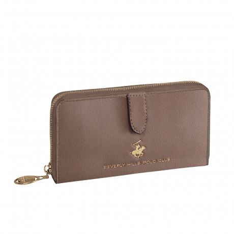 Кошелёк Beverly Hills Polo Club BH-3054-TO, экокожа. Цвет: кофейный