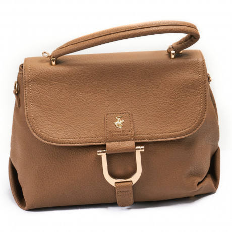 Сумка Beverly Hills Polo Club BH-3062-TO, экокожа. Цвет: кофейный