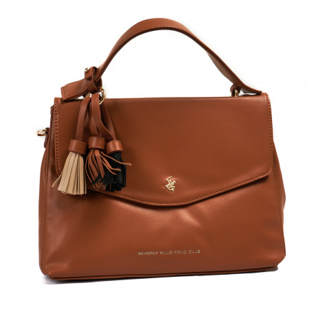 Сумка Beverly Hills Polo Club BH-3070-CU, экокожа. Цвет: светло-коричневый