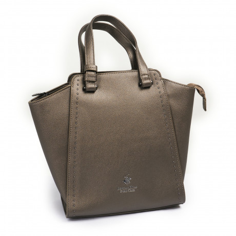 Сумка Beverly Hills Polo Club BH-3081-BZ, экокожа. Цвет: бронзовый