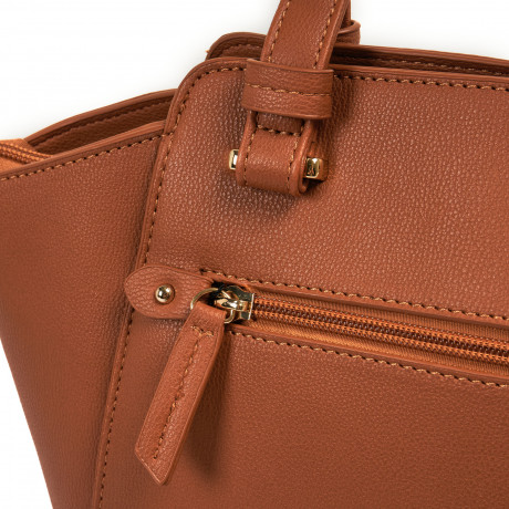 Сумка Beverly Hills Polo Club BH-3081-CU, экокожа. Цвет: светло-коричневый