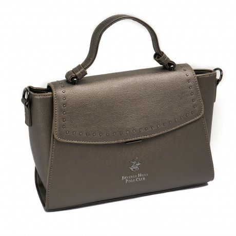 Сумка Beverly Hills Polo Club BH-3083-BZ, экокожа. Цвет: бронзовый