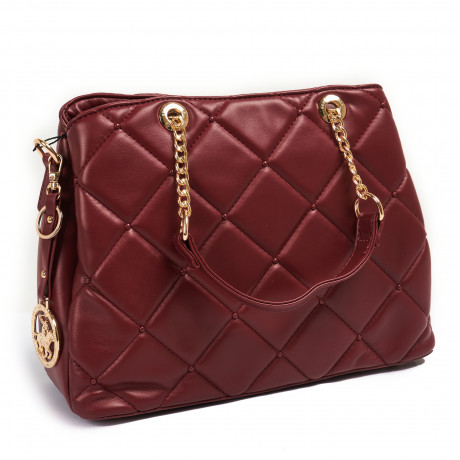 Сумка Beverly Hills Polo Club BH-3091-BX, экокожа. Цвет: бордовый