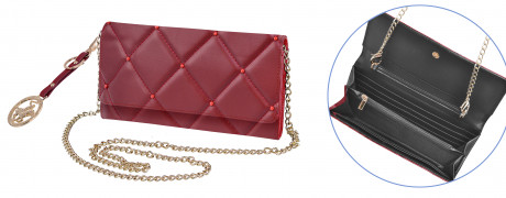 Клатч Beverly Hills Polo Club BH-3096-BX, экокожа. Цвет: бордовый