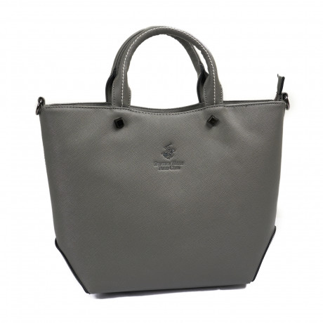 Сумка Beverly Hills Polo Club BH-3112-GR, экокожа. Цвет: серый