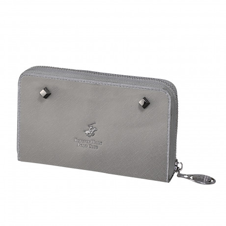 Кошелёк Beverly Hills Polo Club BH-3113-GR, экокожа. Цвет: серый