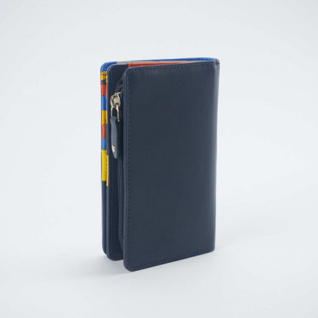 Кошелёк Beverly Hills Polo Club BH-2968-BL, натуральная кожа телёнка. Цвет: синий