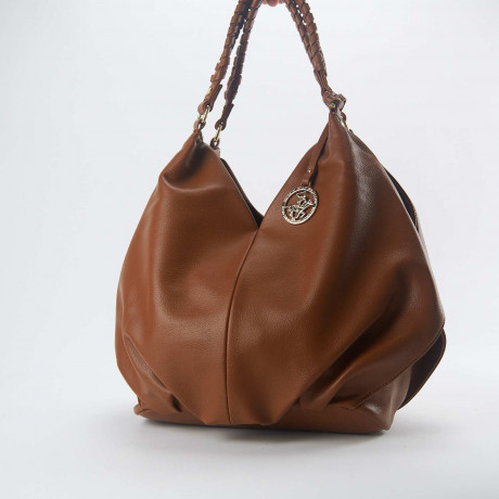 Сумка Beverly Hills Polo Club BH-3200-CU, экокожа. Цвет: коричневый