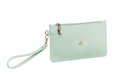 Сумка-косметичка Beverly Hills Polo Club BH-3203-VA, экокожа. Цвет: бирюзовый