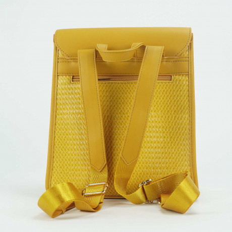 Рюкзак Beverly Hills Polo Club BH-3212-OC, экокожа. Цвет: охра/бежевый