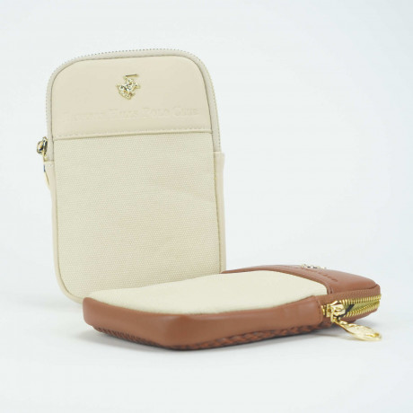 Сумка для телефона Beverly Hills Polo Club BH-3214-BE, экокожа. Цвет: бежевый