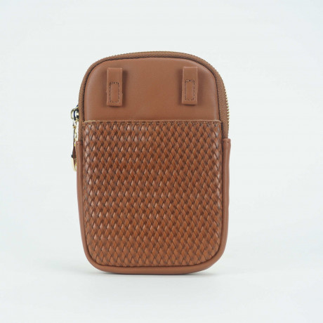 Сумка для телефона Beverly Hills Polo Club BH-3214-CU, экокожа. Цвет: коричневый/бежевый