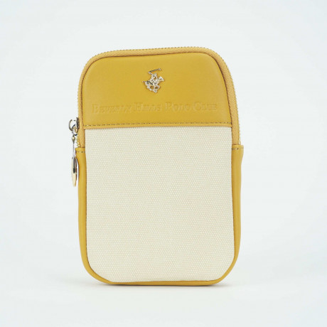 Сумка для телефона Beverly Hills Polo Club BH-3214-OC, экокожа. Цвет: охра/бежевый